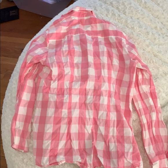 Vineyard vines womens pink gingham button down - Picture 2 of 4